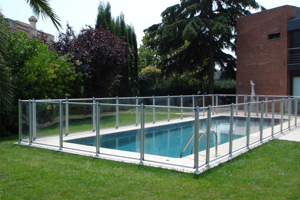 Módulo de 1.25 m de valla piscina Flash N Transparente